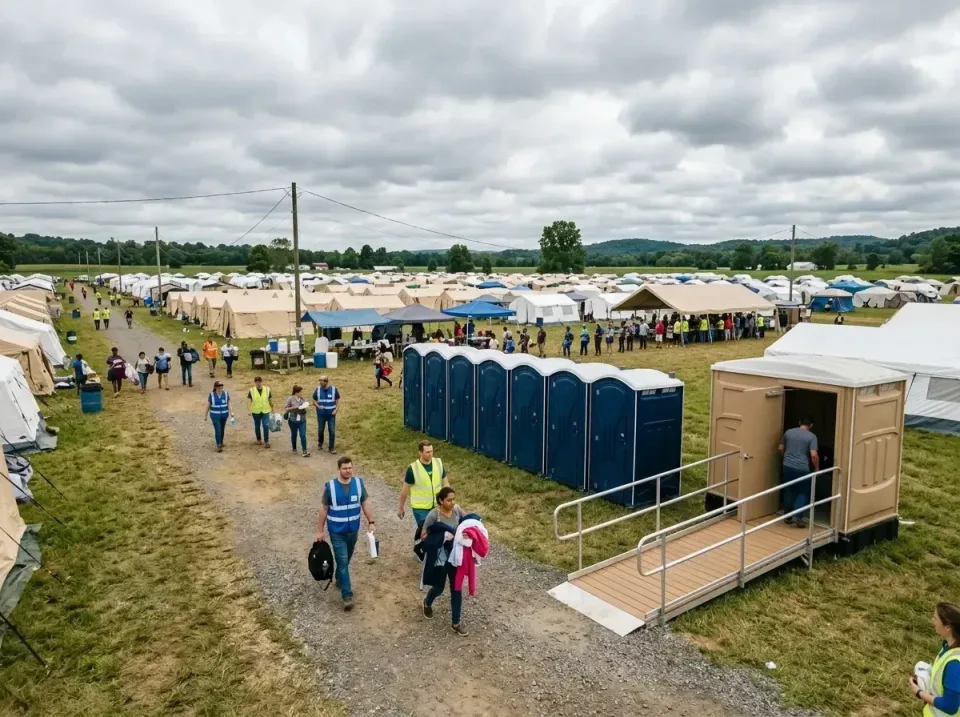 disaster-relief-camp-restrooms-010 — frequently asked questions, Dumpster & Portable Bathrooms Rental in Elk River, MN